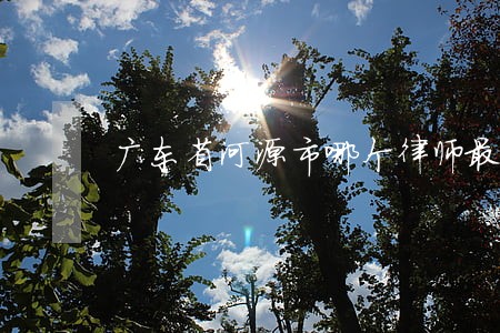 广东省河源市哪个律师最出名 广东省河源市哪个律师最出名