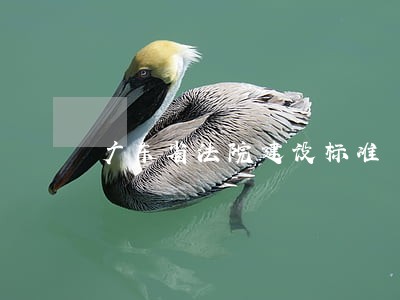 广东省法院建设标准 广东省法院建设标准