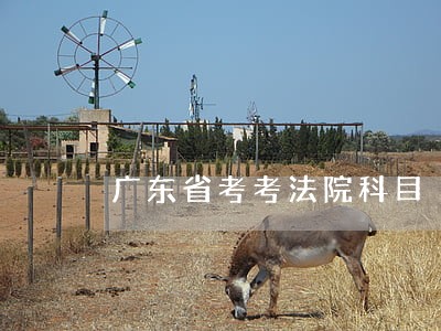 广东省考考法院科目