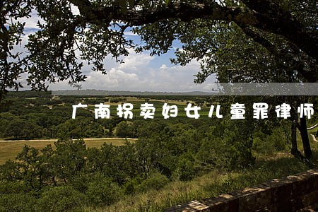 广南拐卖妇女儿童罪律师 广南拐卖妇女儿童罪律师
