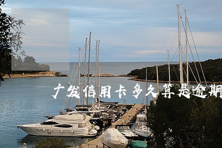 广发信用卡多久算是逾期 广发信用卡多久算是逾期