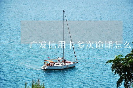 广发信用卡多次逾期怎么提额