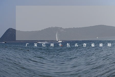 广发信用卡怎么查看逾期 广发信用卡怎么查看逾期