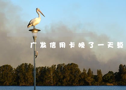 广发信用卡晚了一天算逾期吗