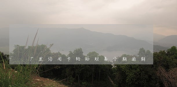广发信用卡轻松财务分期逾期