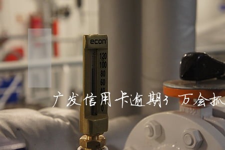 广发信用卡逾期3万会抓我吗 广发信用卡逾期3万会抓我吗