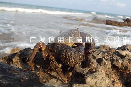 广发信用卡逾期3天没事吗 广发信用卡逾期3天没事吗