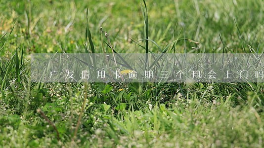 广发信用卡逾期三个月会上门吗 广发信用卡逾期三个月会上门吗