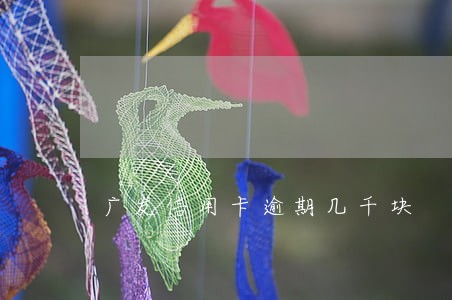 广发信用卡逾期几千块 广发信用卡逾期几千块