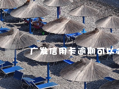 广发信用卡逾期可以办理银行卡吗
