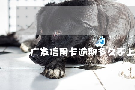 广发信用卡逾期多久不上征信 广发信用卡逾期多久不上征信