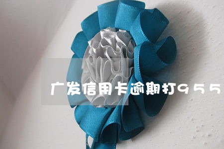 广发信用卡逾期打95508 广发信用卡逾期打95508