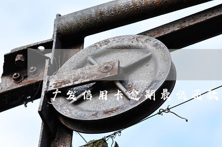 广发信用卡逾期最低还款利息