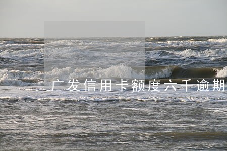 广发信用卡额度六千逾期一年 广发信用卡额度六千逾期一年