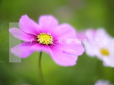 广发信用逾期7万会坐牢吗 广发信用逾期7万会坐牢吗
