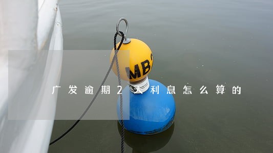 广发逾期2天利息怎么算的 广发逾期2天利息怎么算的