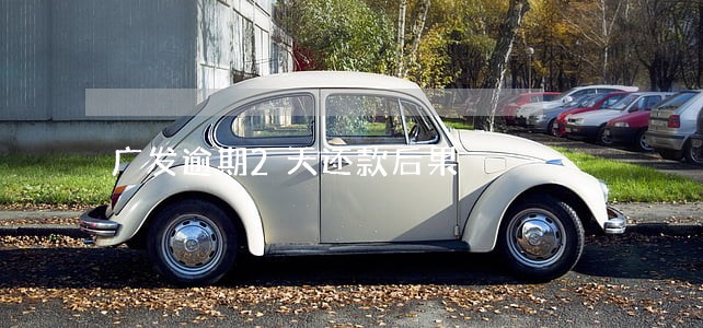 广发逾期2天还款后果 广发逾期2天还款后果