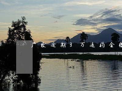 广发逾期3万违约金很好