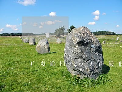 广发逾期40天还最低可以吗 广发逾期40天还最低可以吗