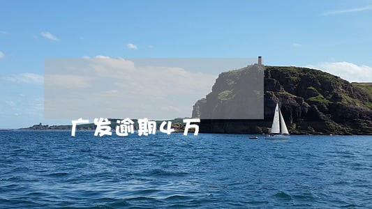 广发逾期4万 广发逾期4万