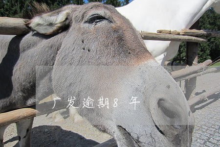 广发逾期8年 广发逾期8年