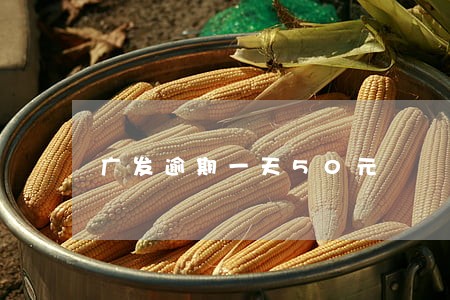 广发逾期一天50元 广发逾期一天50元