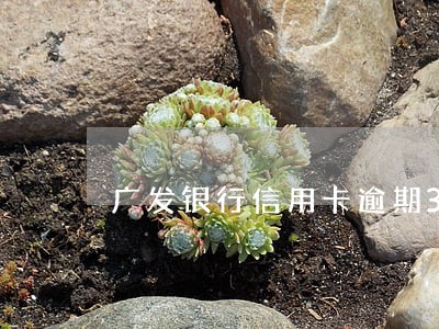 广发银行信用卡逾期3个月怎么办 广发银行信用卡逾期3个月怎么办