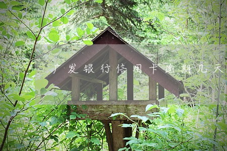 广发银行信用卡逾期几天算正常