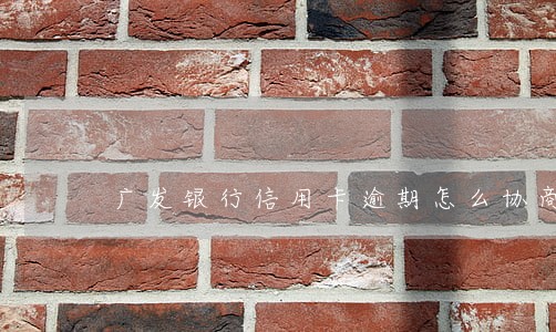 广发银行信用卡逾期怎么协商还款 广发银行信用卡逾期怎么协商还款