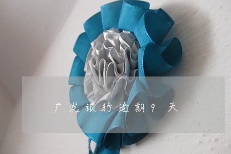 广发银行逾期9天 广发银行逾期9天