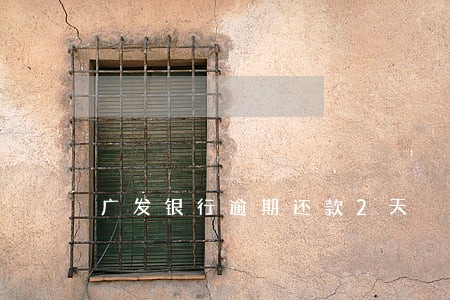 广发银行逾期还款2天 广发银行逾期还款2天