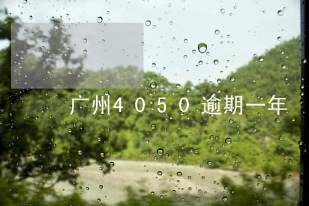 广州4050逾期一年 广州4050逾期一年