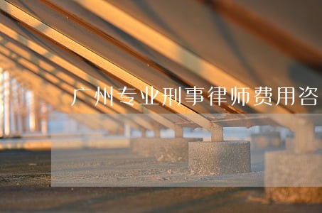 广州专业刑事律师费用咨询 广州专业刑事律师费用咨询