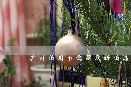 广州信用卡逾期最新信息 广州信用卡逾期最新信息