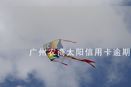 广州农商太阳信用卡逾期投诉