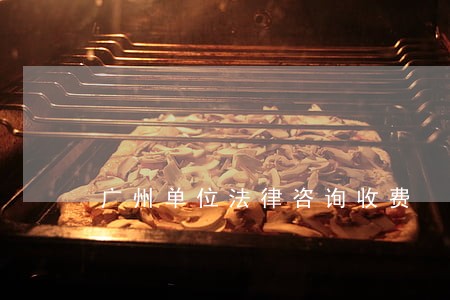 广州单位法律咨询收费