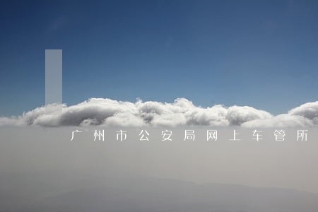 广州市公安局网上车管所