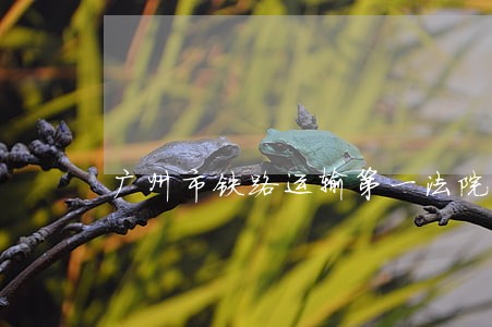 广州市铁路运输第一法院电话 广州市铁路运输第一法院电话