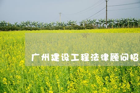 广州建设工程法律顾问招投标 广州建设工程法律顾问招投标
