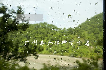 广州房产律师前十名 广州房产律师前十名