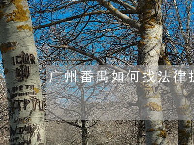 广州番禺如何找法律援助