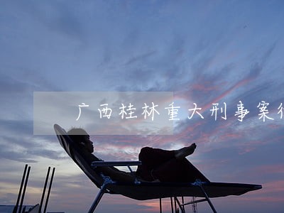 广西桂林重大刑事案律师事务所 广西桂林重大刑事案律师事务所