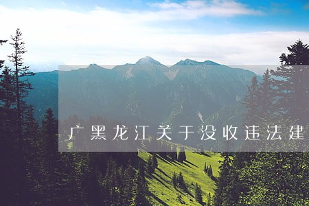 广黑龙江关于没收违法建筑的拍卖