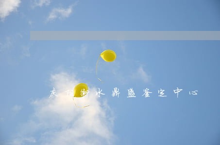 庆阳衡水鼎盛鉴定中心