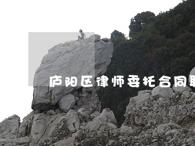 庐阳区律师委托合同联系方式 庐阳区律师委托合同联系方式