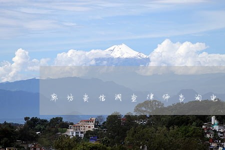廊坊资信调查律师咨询电话 廊坊资信调查律师咨询电话