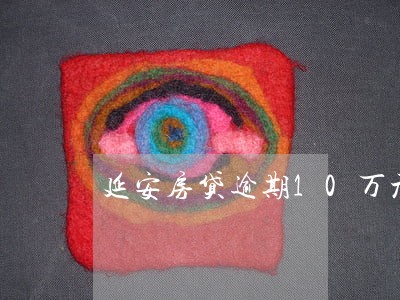 延安房贷逾期10万元 延安房贷逾期10万元