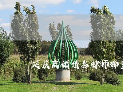 延庆离婚债务律师哪里找 延庆离婚债务律师哪里找