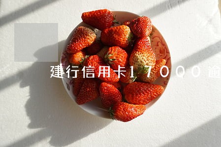 建行信用卡17000逾期 建行信用卡17000逾期