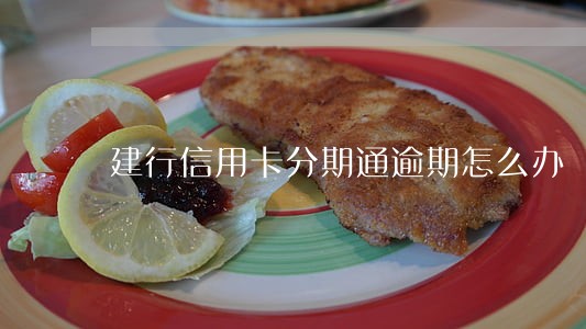 建行信用卡分期通逾期怎么办 建行信用卡分期通逾期怎么办